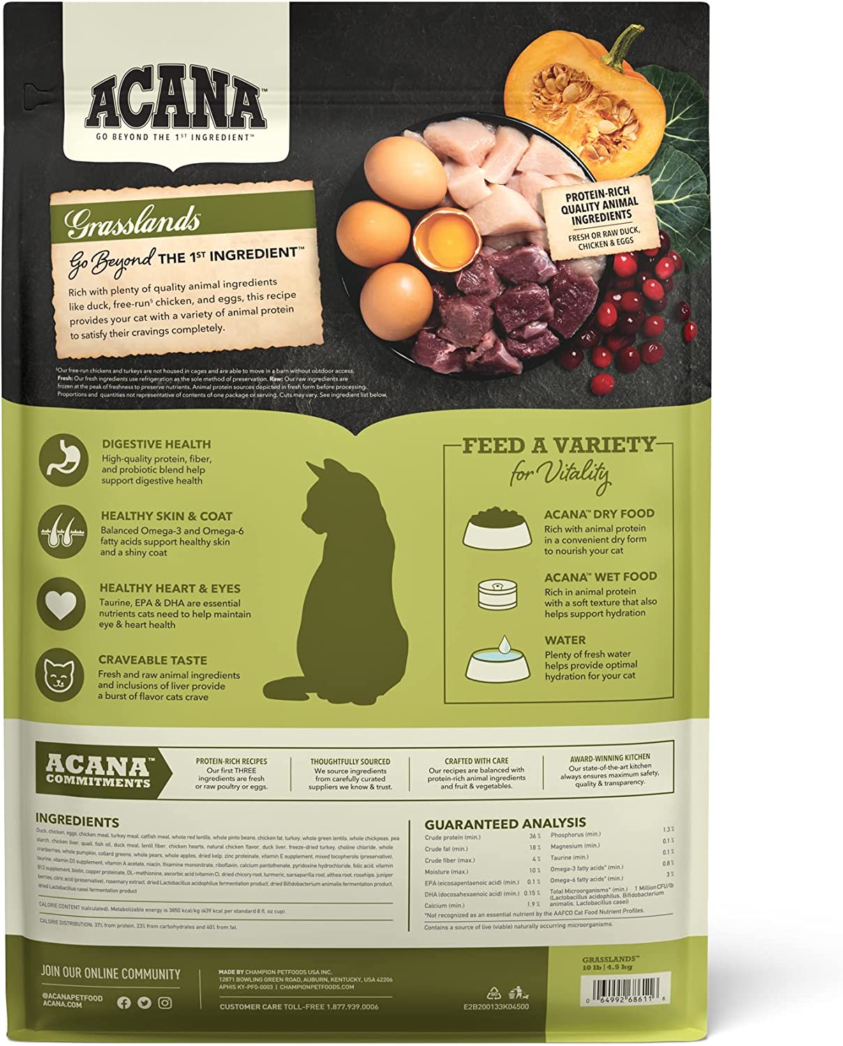 ACANA Grasslands Dry Cat Food