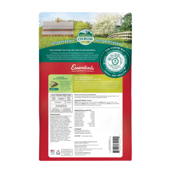 Oxbow Essentials Chinchilla Food