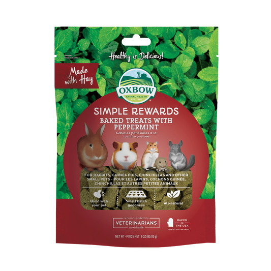 Oxbow Simple Rewards Baked Treats - Peppermint