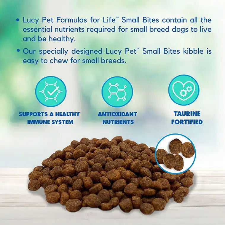 Lucy Pet Duck Pumpkin & Quinoa Small Bites Dog Food