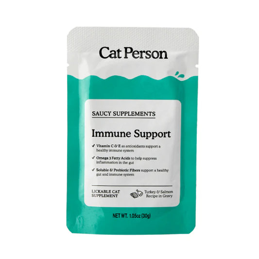 Weruva Cat Person Grain Free Immune Support Turkey & Salmon Supplement