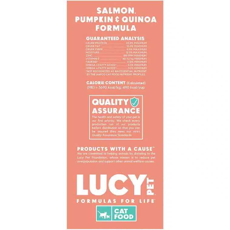 Lucy Pet Salmon, Pumpkin & Quinoa for Cats