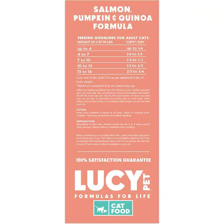 Lucy Pet Salmon, Pumpkin & Quinoa for Cats