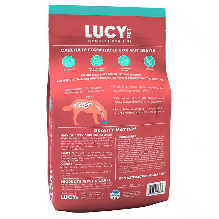 Lucy Pet Salmon, Pumpkin & Quinoa for Dogs