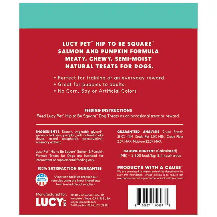 Lucy Pet Salmon & Pumpkin Dog Treats