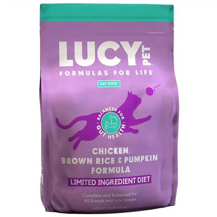 Lucy Pet Chicken, Brown Rice & Pumpkin, LID Cat Food