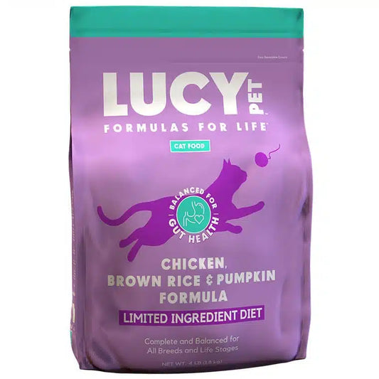 Lucy Pet Chicken, Brown Rice & Pumpkin, LID Cat Food