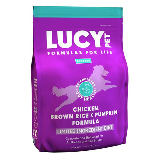 Lucy Pet  Chicken, Brown Rice & Pumpkin LID for Dogs