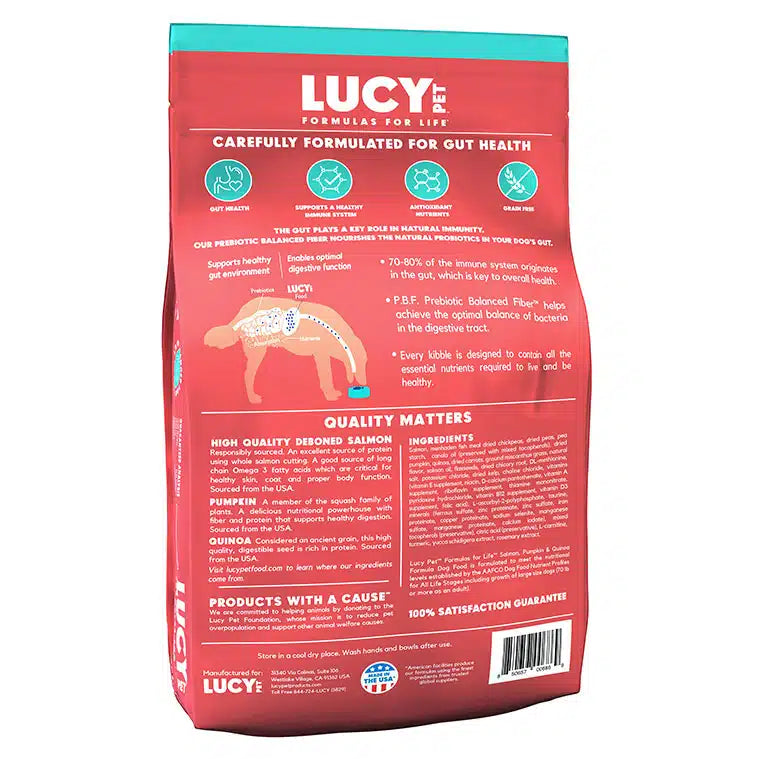 Lucy Pet Salmon, Pumpkin & Quinoa for Dogs
