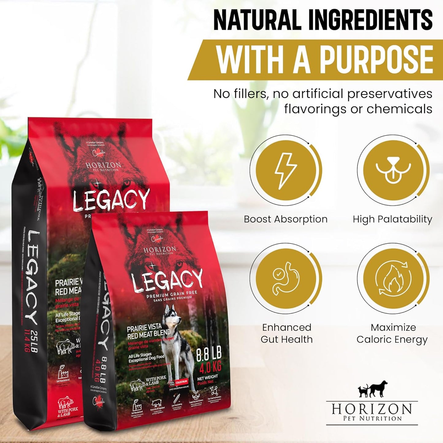 Horizon Legacy Red Meat Blend Dry Dog Food