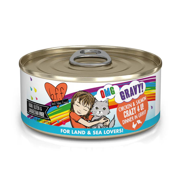 Weruva OMG Crazy 4 U! Chicken & Salmon Canned Cat Food