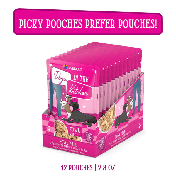 Weruva DITK Fowl Ball Wet Dog Food Pouches