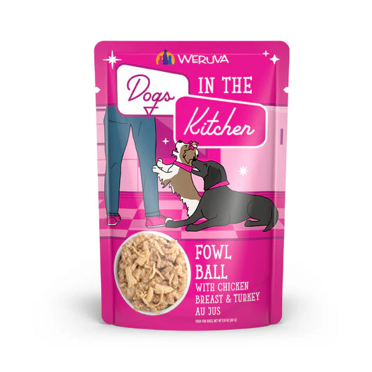 Weruva DITK Fowl Ball Wet Dog Food Pouches