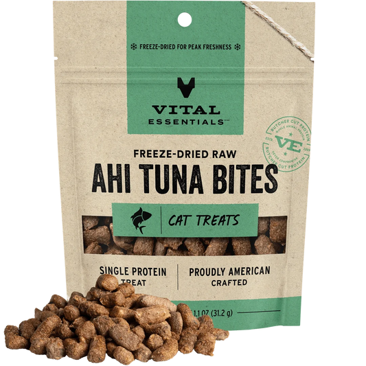 Vital Essentials Freeze-Dried Ahi Tuna Bite Cat Treats