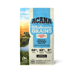 ACANA Wholesome Grains Duck & Pumpkin Limited Ingredient Dry Dog Food