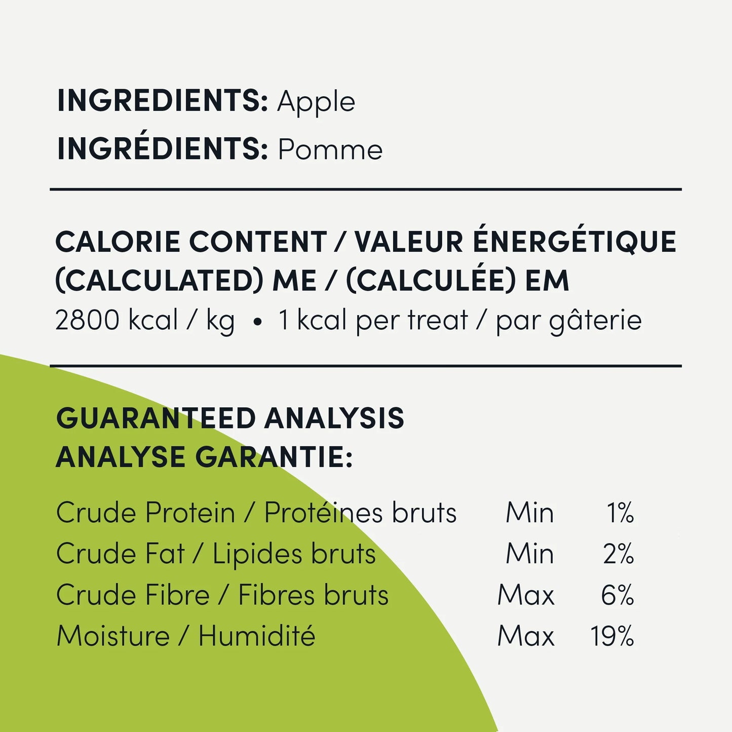 Crumps' Naturals Gently Dehydrated Apple Bites Dog Treats