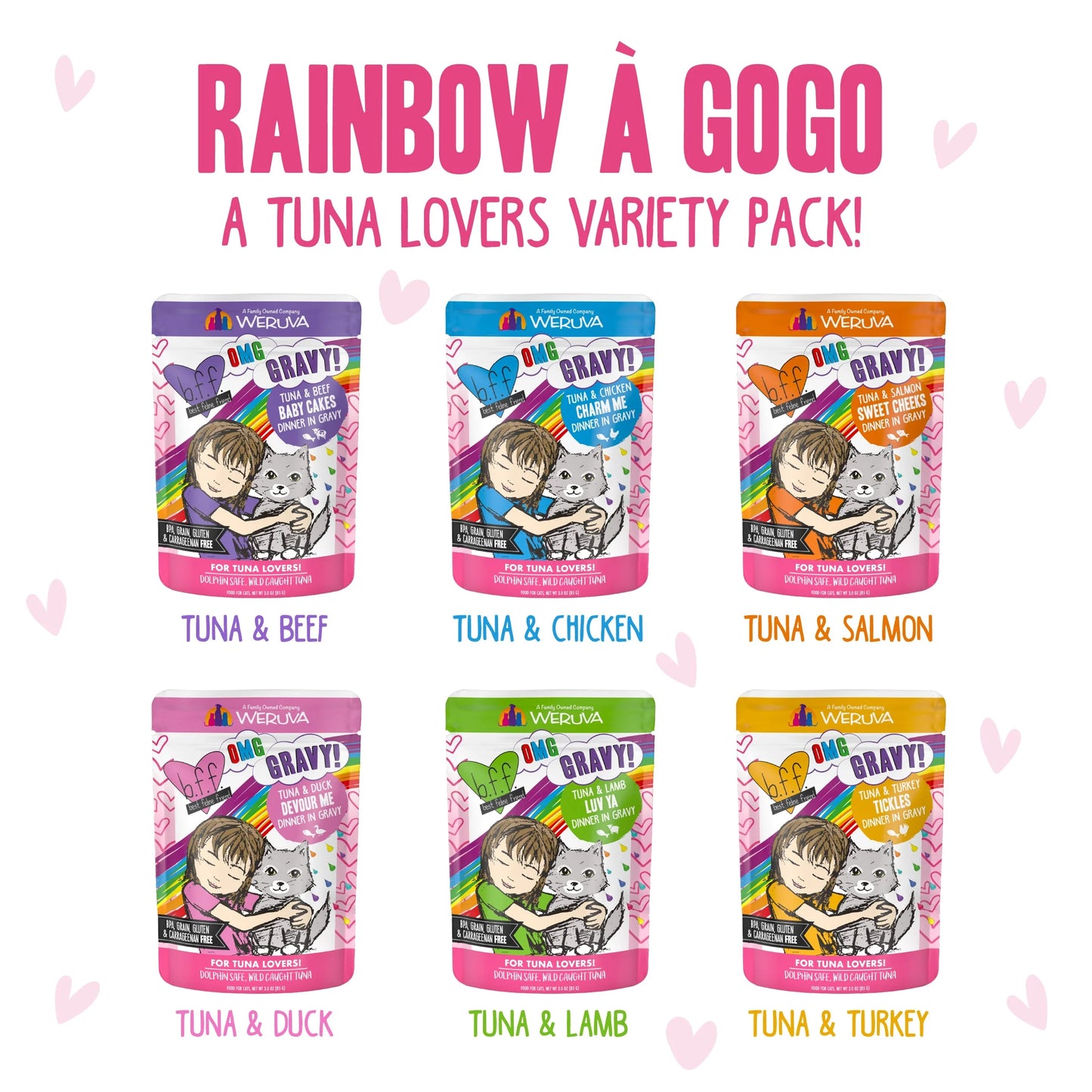 Weruva BFF Pouch Rainbow Á Gogo Variety Pack