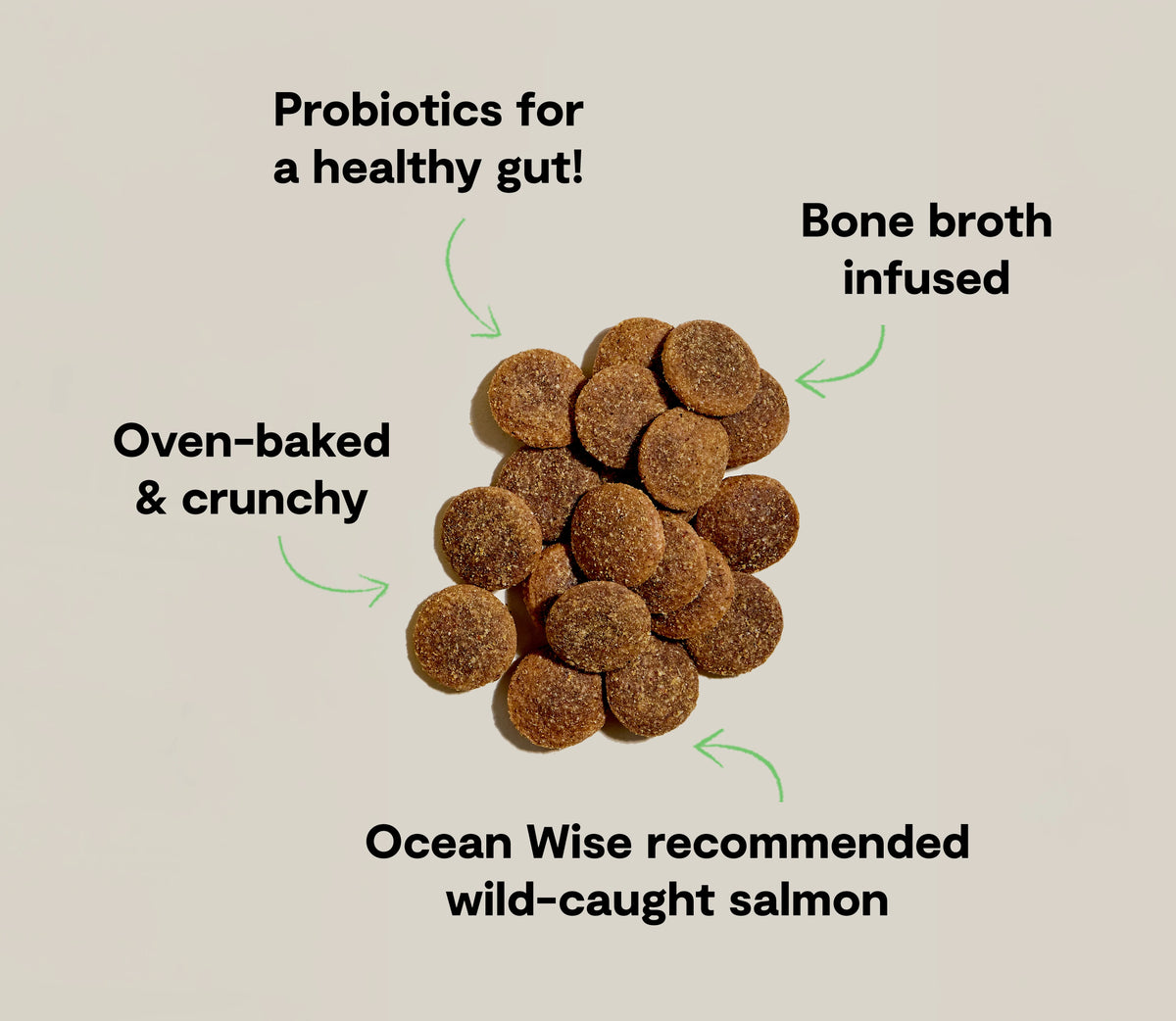 OPEN FARM Wild-Caught Salmon & Oatmeal Better Biscuits for Dogs