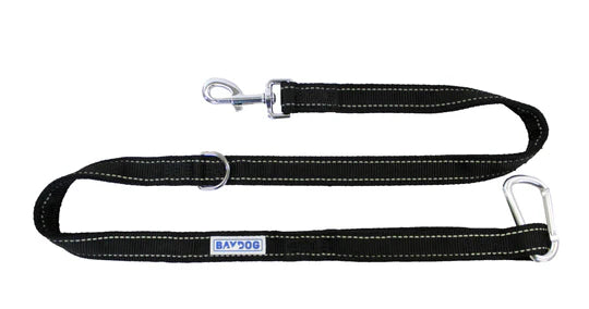 Baydog Black Hudson Leash