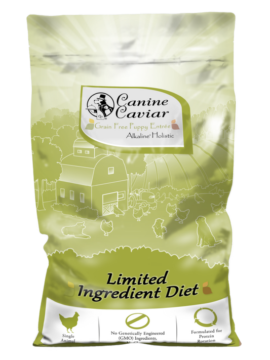 Canine Caviar Grain-Free Puppy Chicken and Split Pea Dry Dog Food