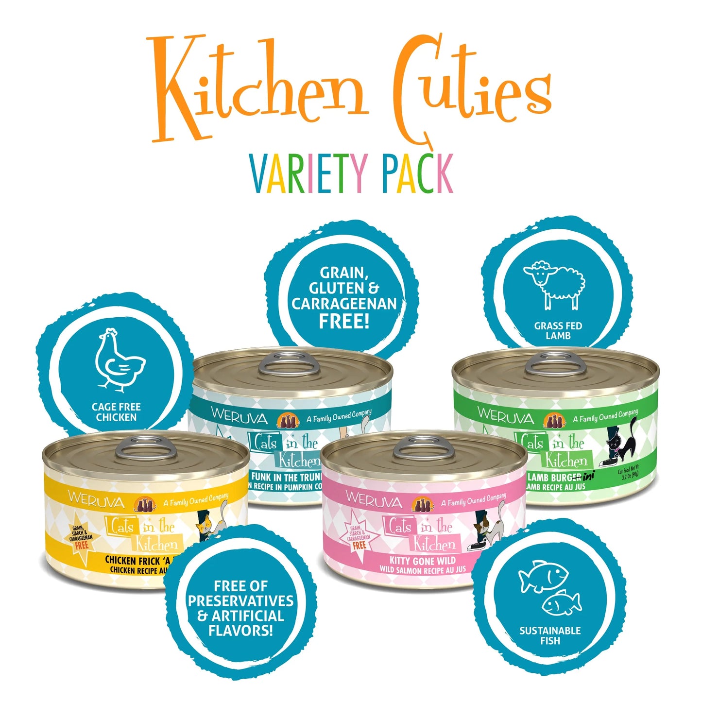 Weruva CITK Kitchen Cuties Variety Pack