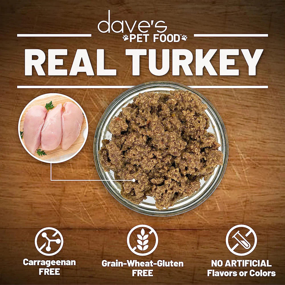 Dave’s Naturally Healthy Canned Cat Food Turkey Recipe
