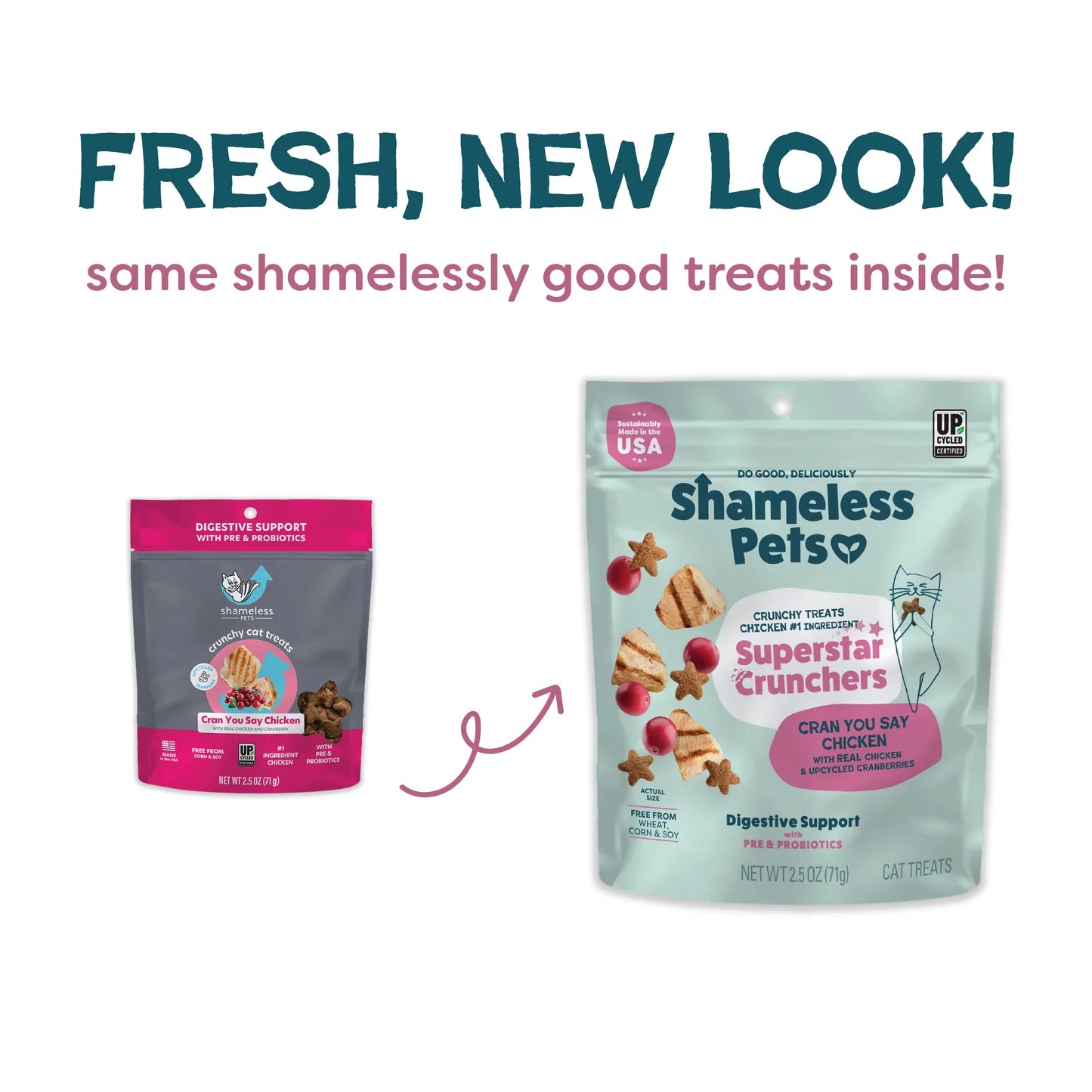 Shameless Pets Cran You Say Chicken Crunchy Cat Treats