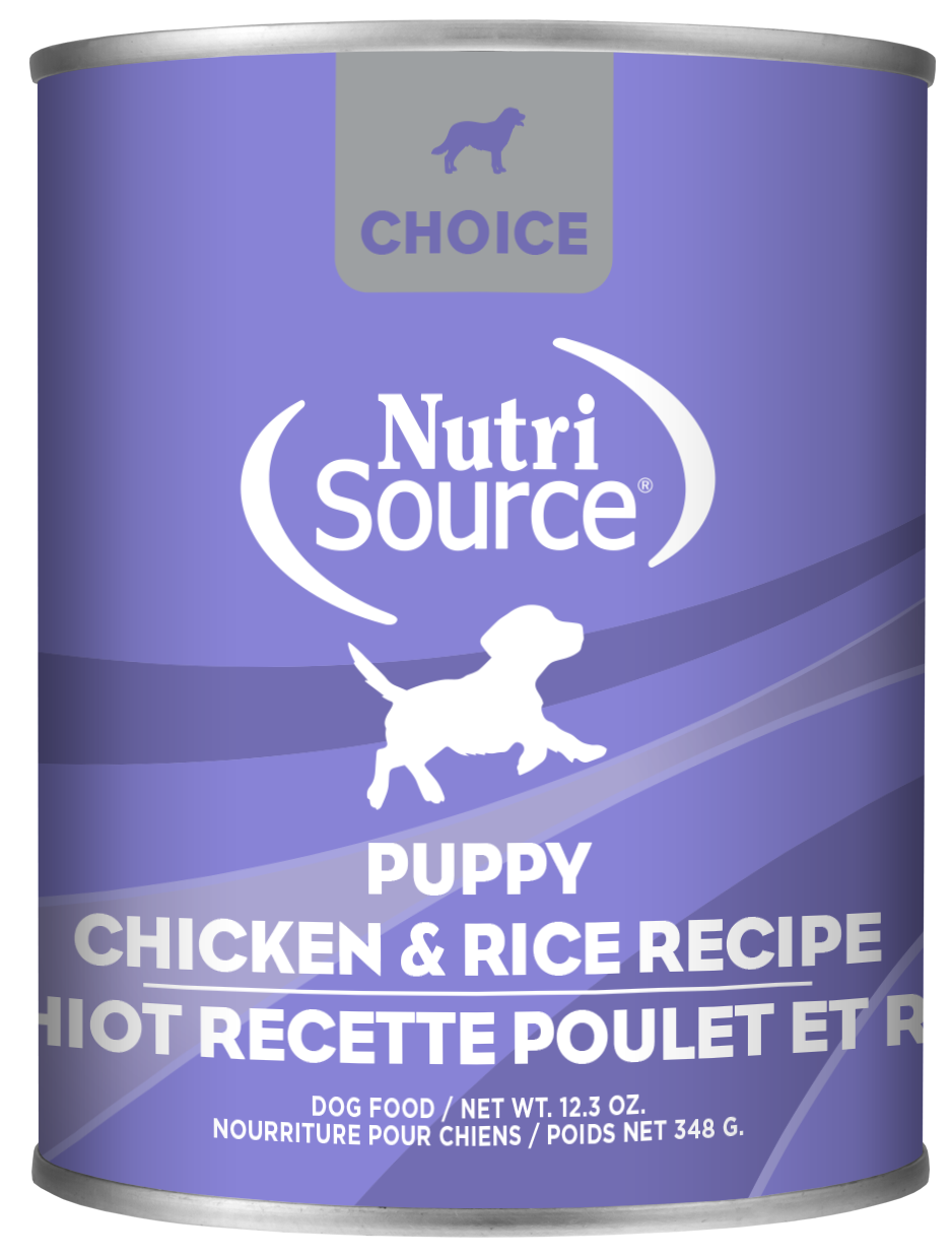 NutriSource® Choice Chicken & Rice Recipe Canned Puppy Food