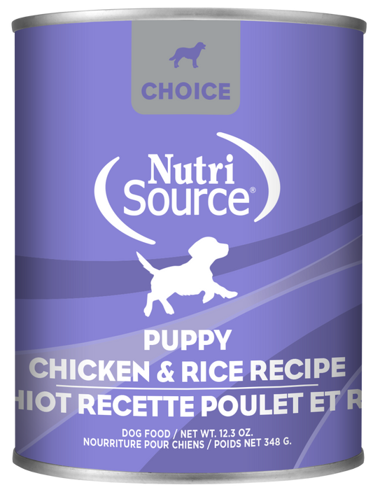 NutriSource® Choice Chicken & Rice Recipe Canned Puppy Food