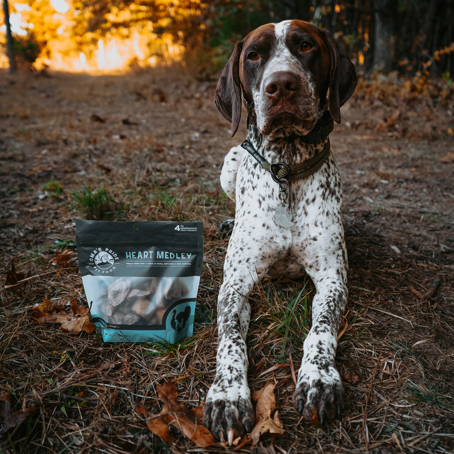 Oma's Pride Freeze-Dried Heart Medley for Dogs and Cats