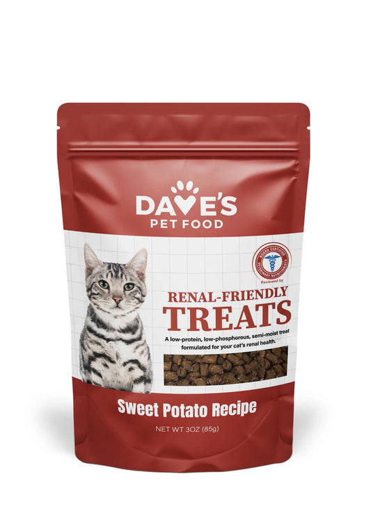 Dave's Pet Food Renal Friendly Semi-Moist Sweet Potato Cat Treats