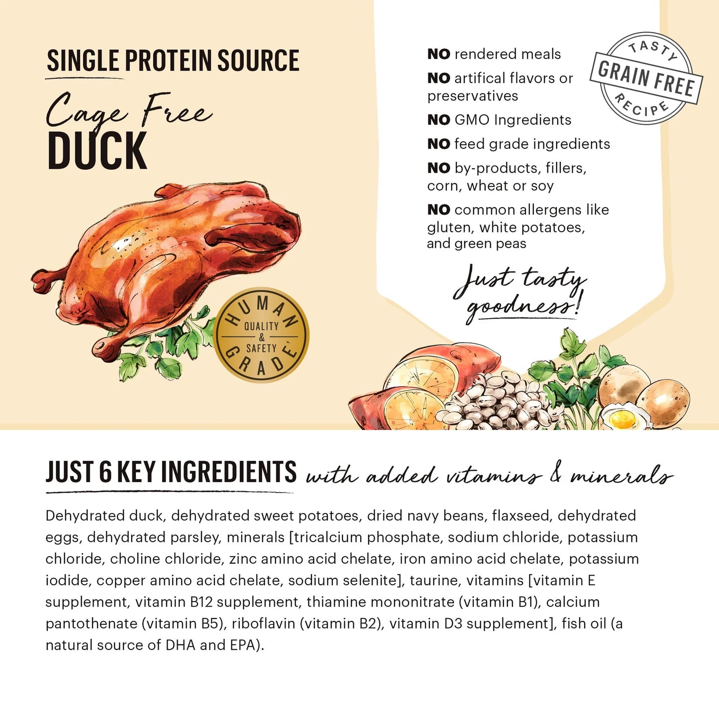 The Honest Kitchen Dehydrated Limited Ingredient Duck Dog Food