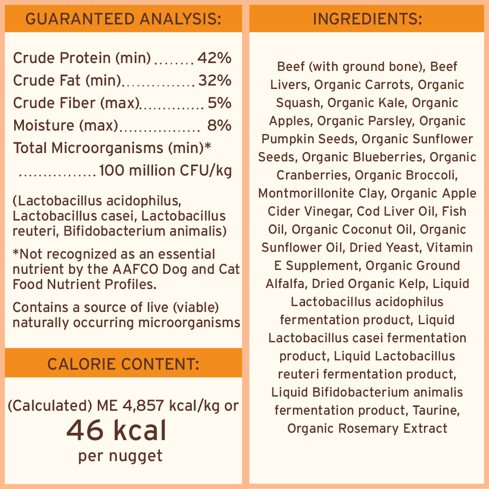 Primal Freeze-Dried Beef Nuggets for Dogs