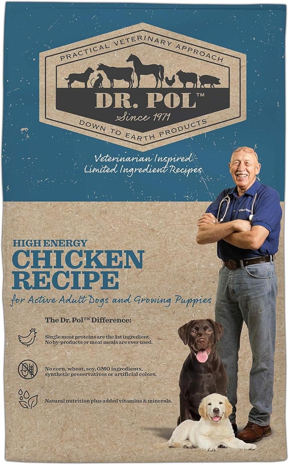 Dr. Pol High Energy Chicken Recipe Dry Dog Food