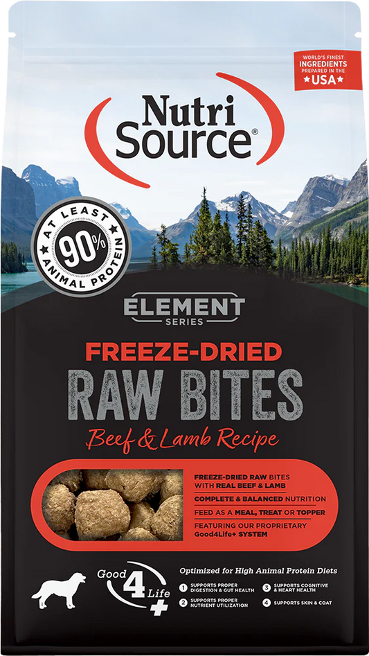 Nutrisource Element Series Freeze Dried Raw Beef and Lamb Recipe Dry Dog Food