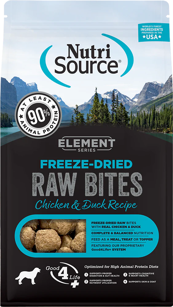 Nutrisource Element Series Freeze Dried Raw Chicken and Duck Recipe Dry Dog Food