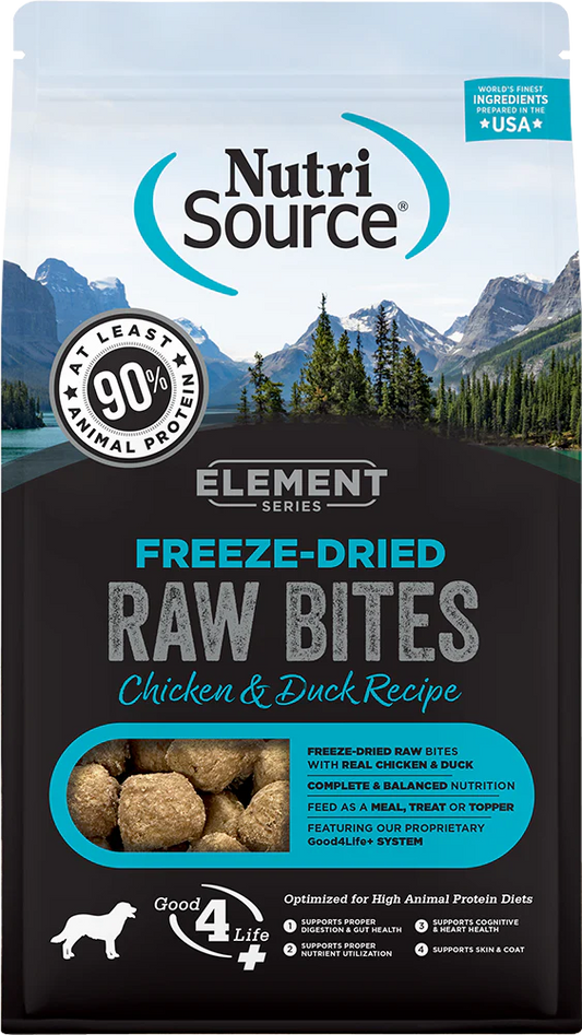 Nutrisource Element Series Freeze Dried Raw Chicken and Duck Recipe Dry Dog Food