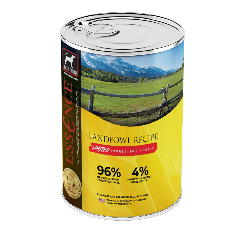 Essence Limited Ingredient Recipe Landfowl Canned Dog Food