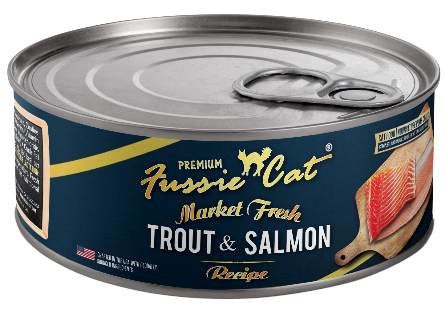 Fussie Cat Market Fresh Trout & Salmon Canned Cat Food