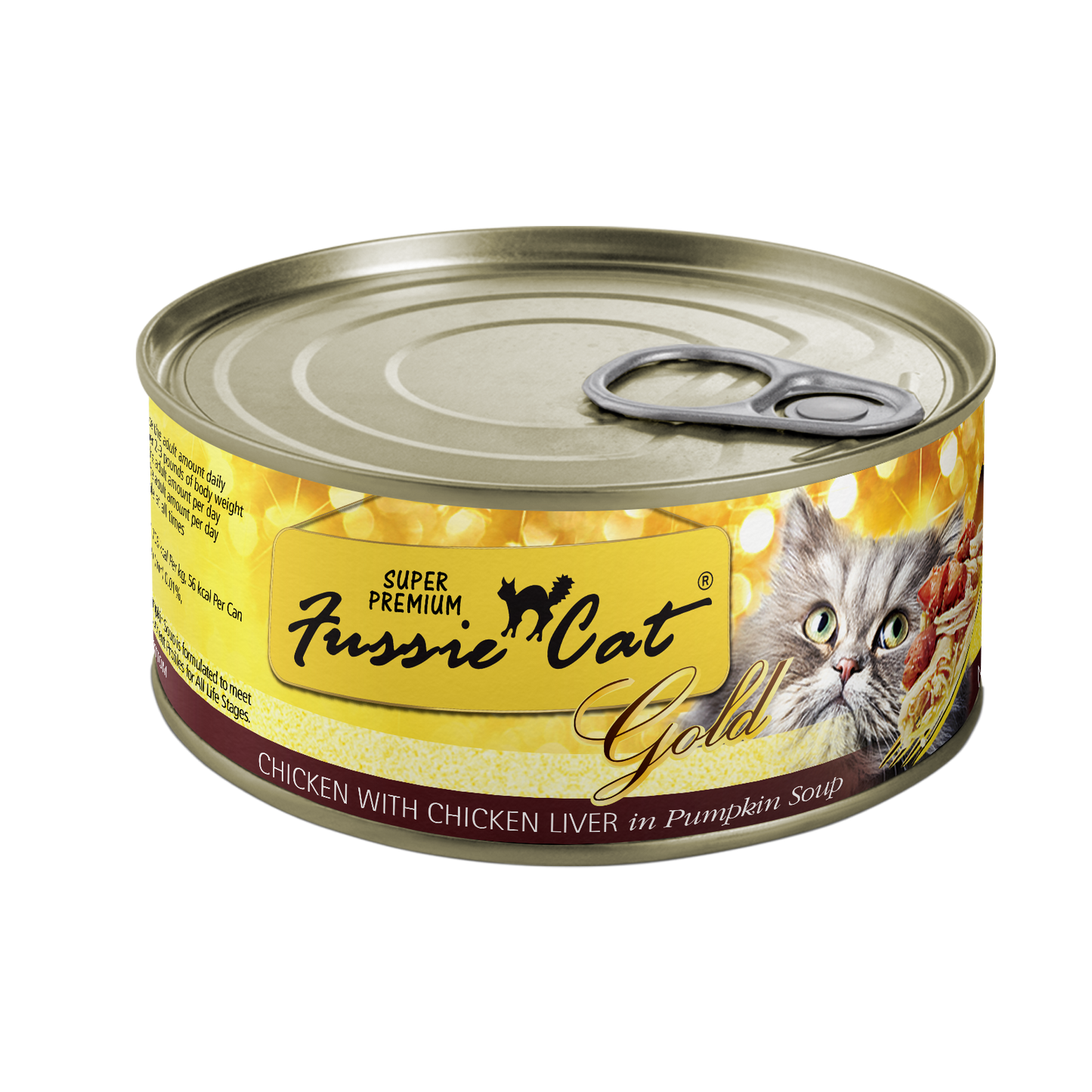 Fussie Cat Gold Super Premium Chicken & Chicken Liver Canned Cat Food