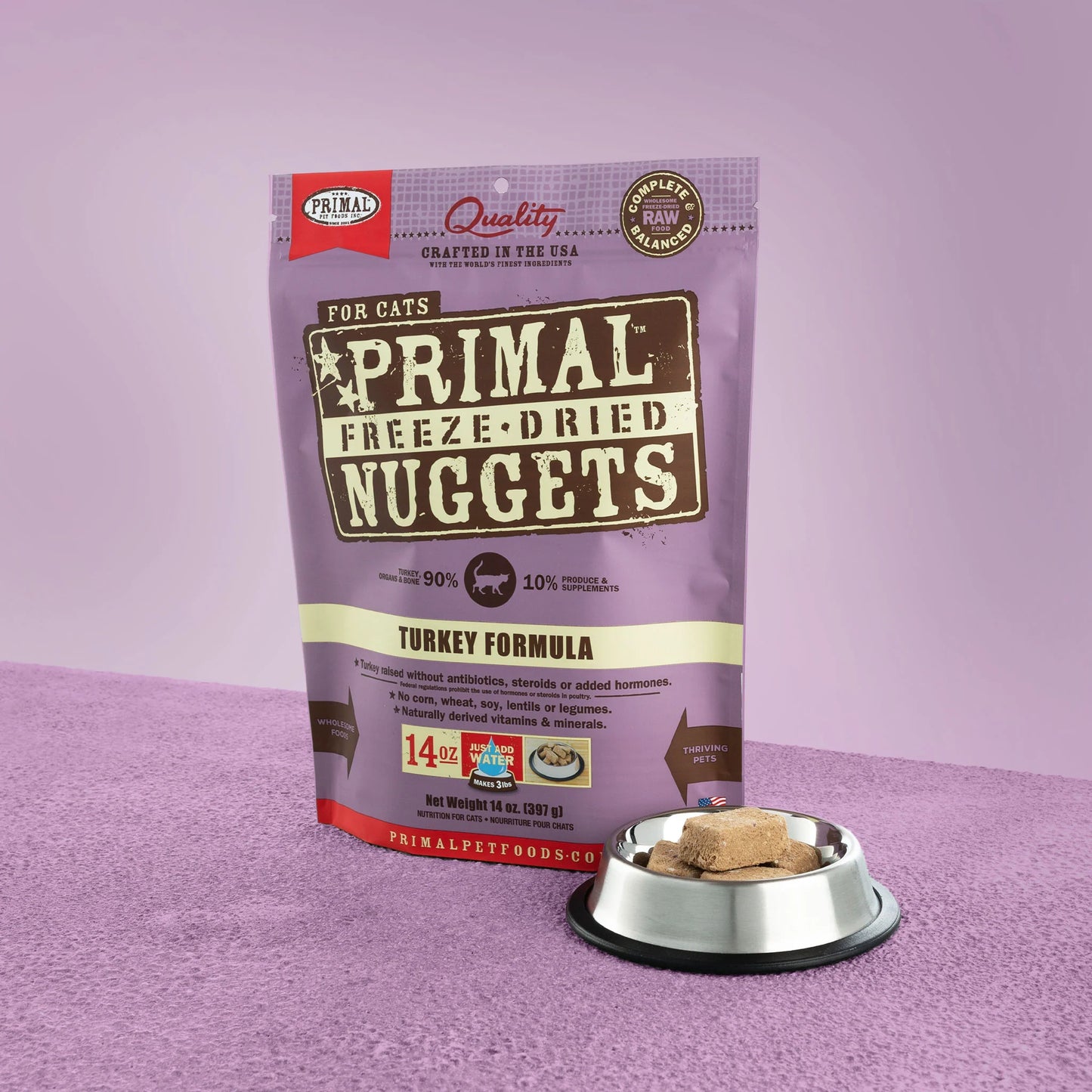 Primal Freeze Dried Turkey Formula for Cats