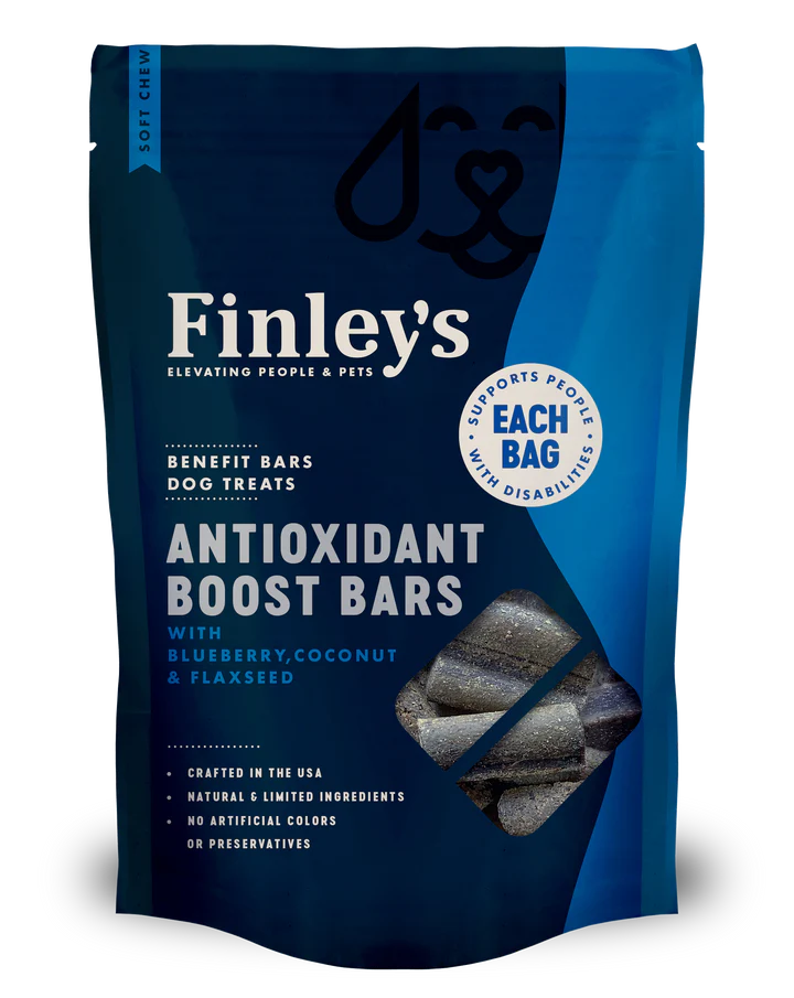 Finley's Antioxidant Boost Soft Chew Benefit Bars For Dogs