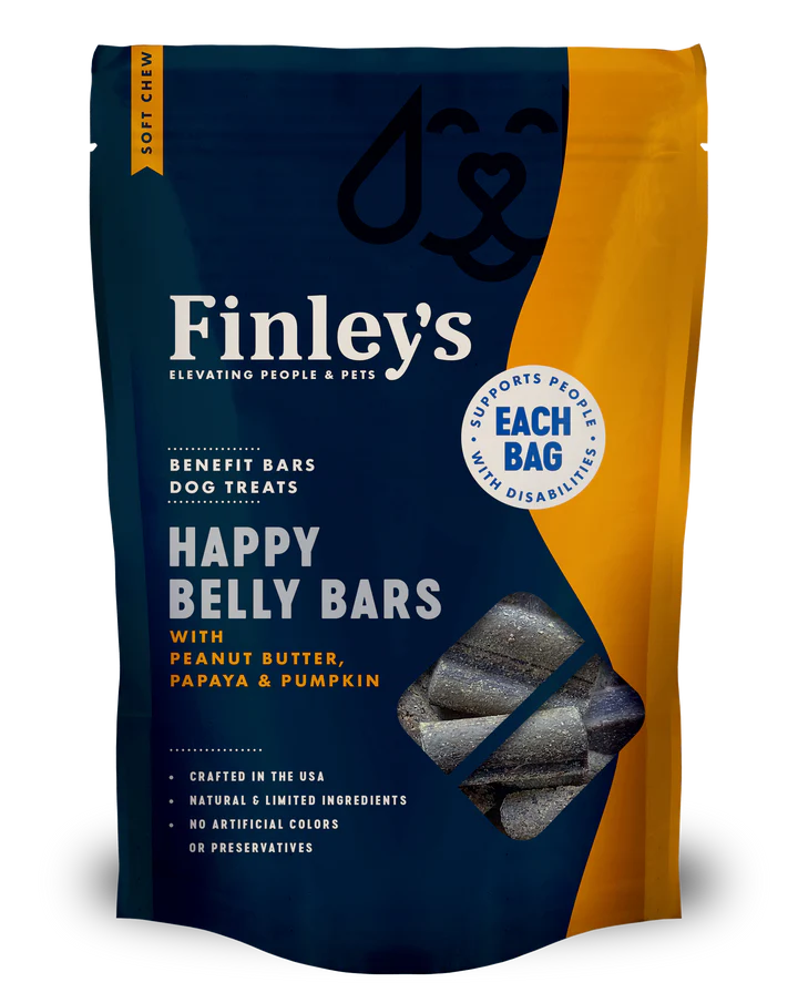 Finley's Happy Belly Soft Chew Benefit Bars For Dogs