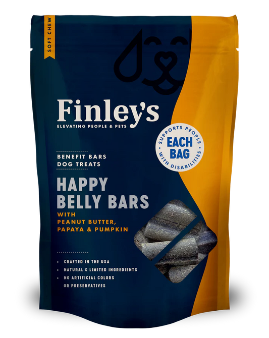 Finley's Happy Belly Soft Chew Benefit Bars For Dogs