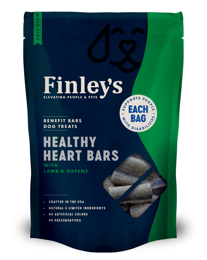 Finley's Healthy Heart Soft Chew Benefit Bars For Dogs