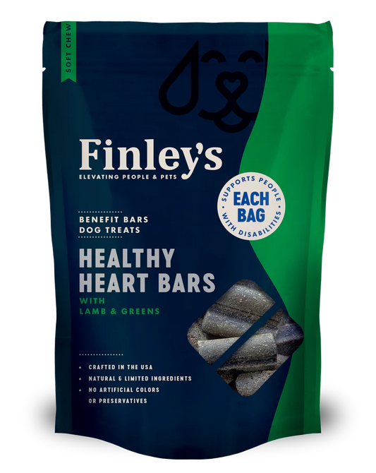Finley's Healthy Heart Soft Chew Benefit Bars For Dogs