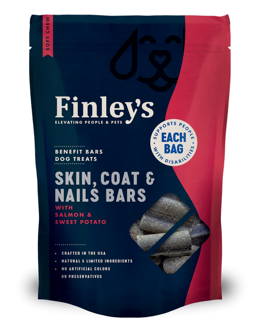 Finley's Skin, Coat, Nails Soft Chew Benefit Bars