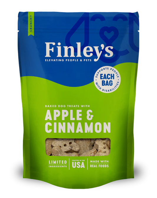 Finley's Apple & Cinnamon Crunchy Biscuit Dog Treats