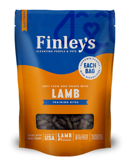 Finley's Lamb Recipe Soft Chew Trainer Bites Dog Treats