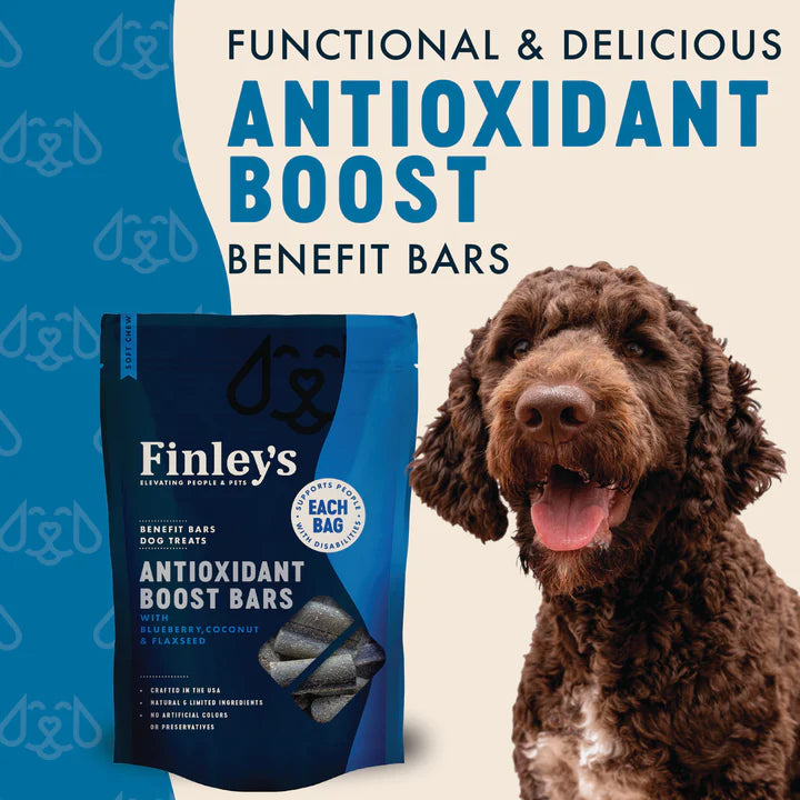 Finley's Antioxidant Boost Soft Chew Benefit Bars For Dogs